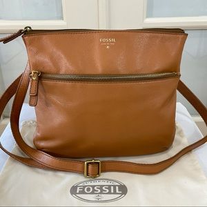 Fossil Tinsley Tan Crossbody |Shoulder Bag | Purse